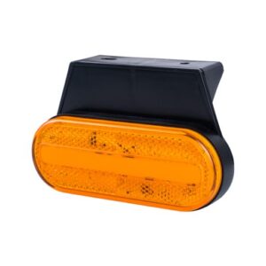 Piloto lateral led ámbar con soporte