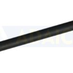 Soporte guardaba 800 mm recto negro con tornillo Ø42