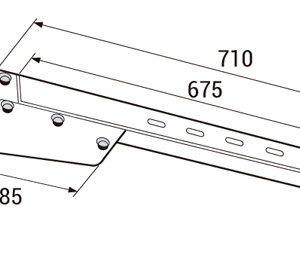 Soporte articulado para kit anticiclistas